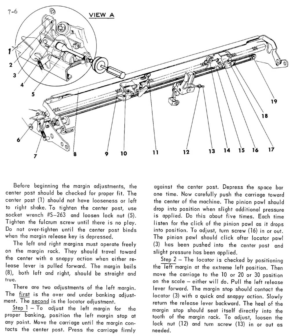 Royal Standard Typewriter Repair | AMES Basic Repair Training Manual