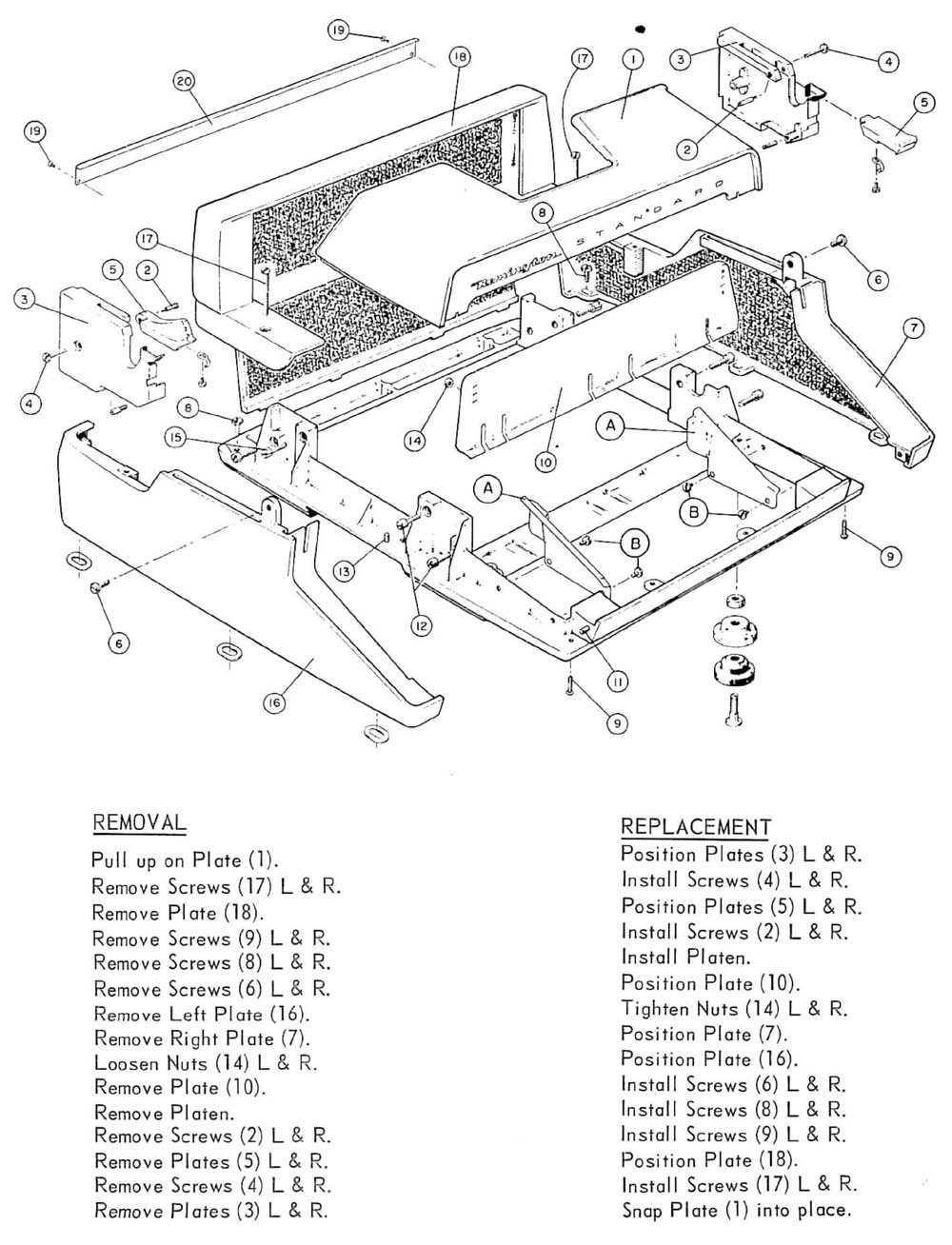 Remington Standard Typewriter Repair | AMES Basic Repair Training