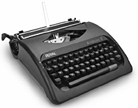 Antique Royal Magic Margin Typewriter c. 1938