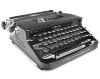 Smith Corona 'Electric' portable typewriter (1950s) - $650 - Antique  Typewriters