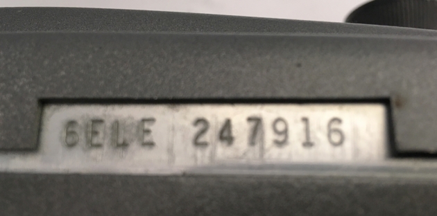 Serial number location...