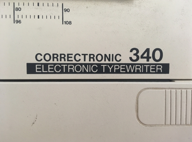 Brother "Correctronic 340" model logo...