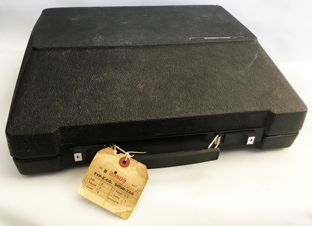 Smith-Corona "Electra XT" black plastic case...