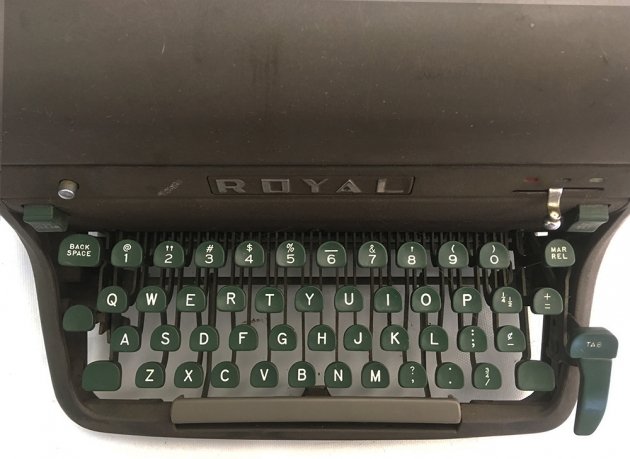 Royal "HH" from the keyboard...