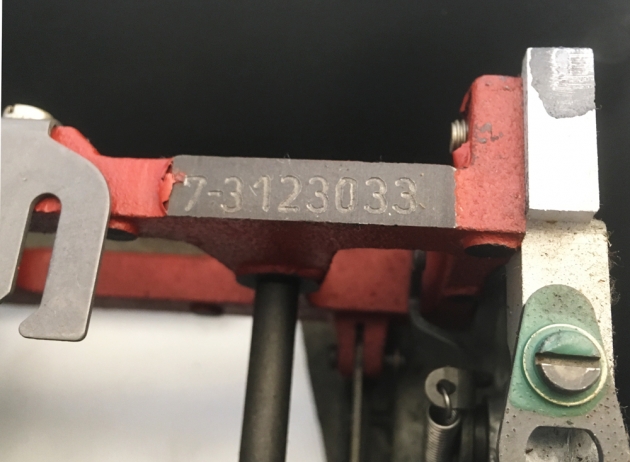 Olympia "SG3" serial number location (base) ...