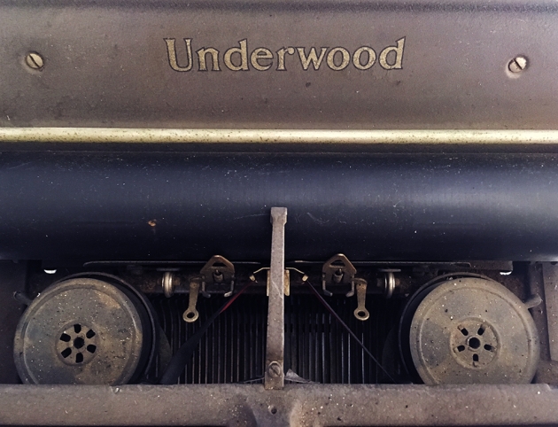 Underwood "#5" from under the hood.