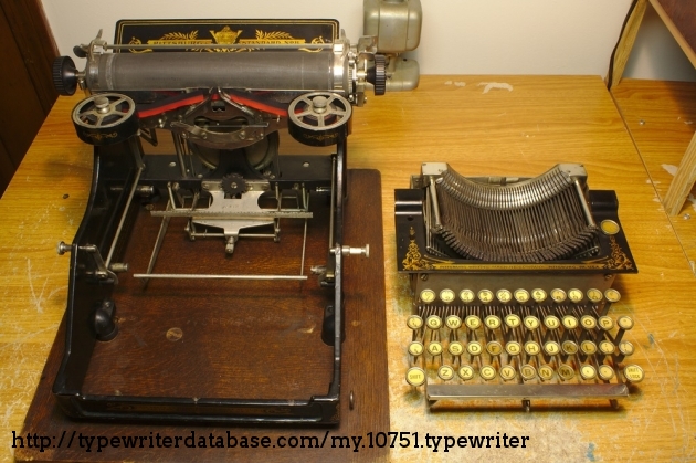 Apparently there were other typebaskets that could be bought for this machine, however I have yet to see one surface by itself. For $30 a different font was quite an investment.