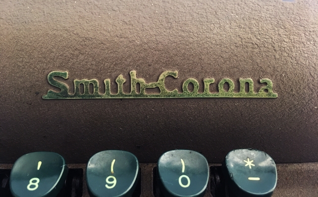 Smith-Corona "Silent" logo...