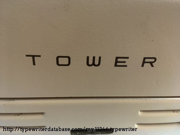 Sears/Tower "Tabulator" logo on the back, (detail)...