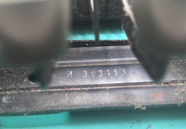 Remington (Sperry- Rand) "Starfire" serial number location...