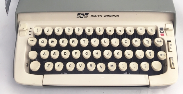 Smith-Corona "Galaxie" from the keyboard...