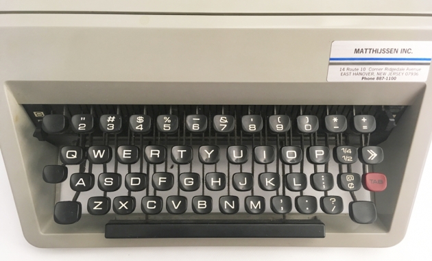 Olivetti "STUDIO45" from the keyboard...