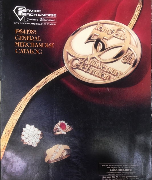 1984-85 Service Merchandise Catalog cover...