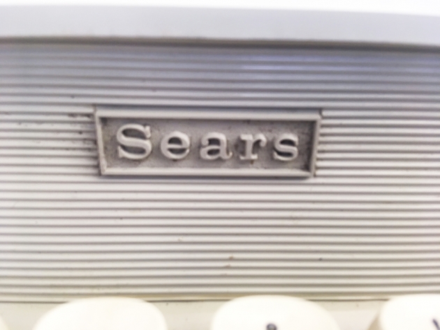 Sears "Celebrity" from the front (detail)...