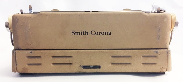 Smith-Corona "Silent Super" from the back...