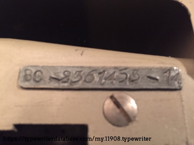 RC Allen  Serial Number