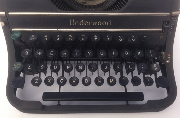 Underwood "Universal" from the keyboard...