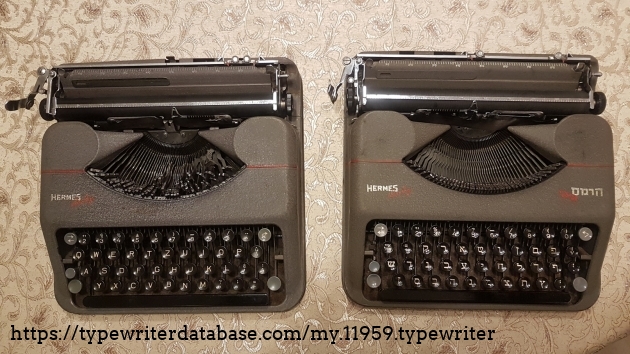 Siblings: QWERTZ (1945) and Hebrew (1949)