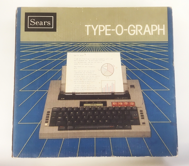 Brother Type-O-Graph original box, with Sears badge.