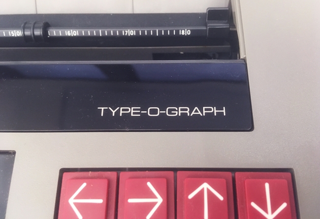 Brother Type-O-Graph logo on the top.