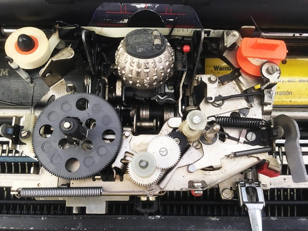 IBM "Selectric II" from under the hood...(detail)