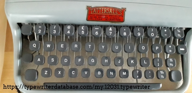 The qwerty keyboard
