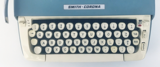 Smith Corona "Galaxie" from the keyboard...