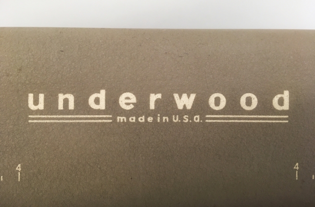 Underwood "SX" logo from the top...