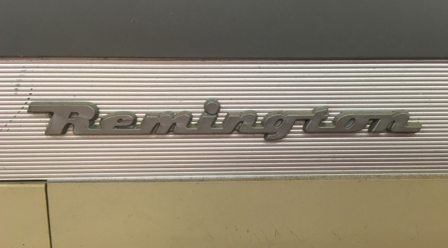 Remington "Standard" from the back (logo detail)...