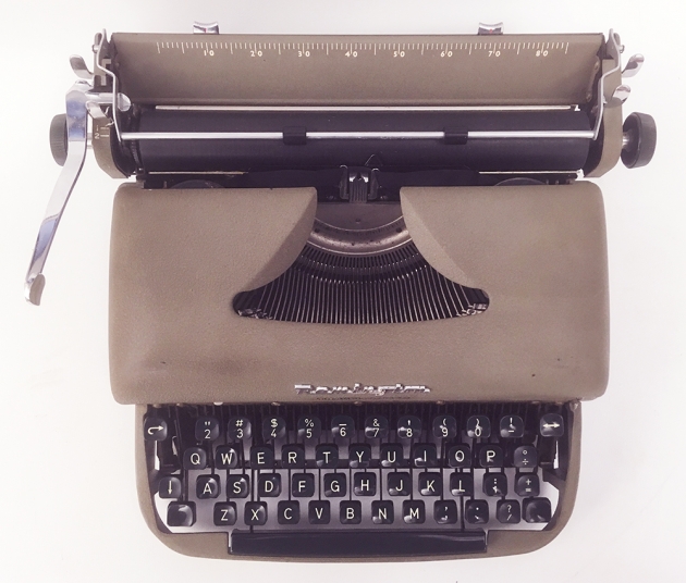 Remington "Travel-Riter" from the top...