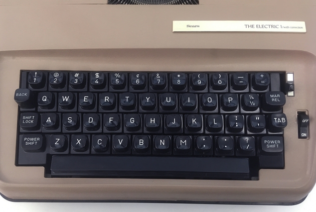 Sears "Electric 1" from the keyboard...