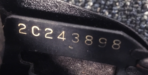 Smith Corona "Standard" serial number location...