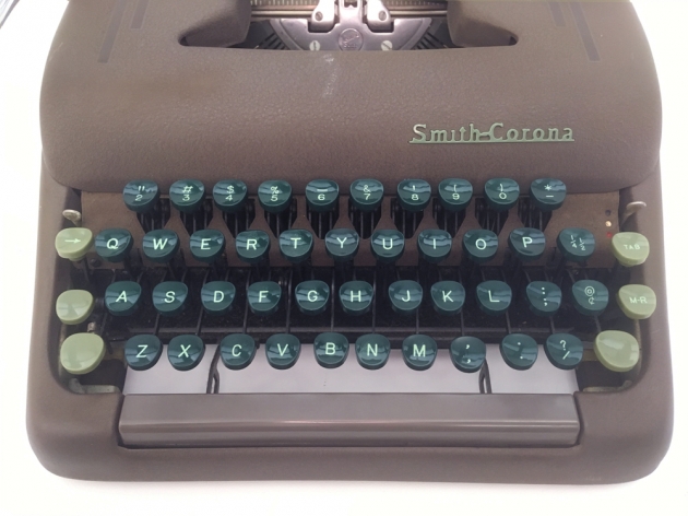 Smith-Corona "Silent" from the keyboard...