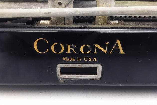 Corona "Standard" from the back (detail)...