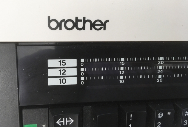 Brother "CE-555" logo  on the left side...