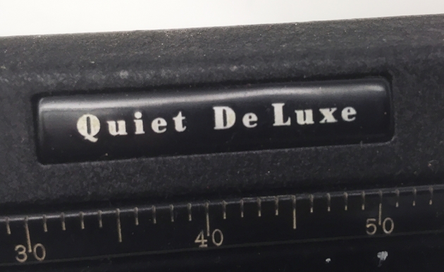 Royal "Quiet De Luxe" logo on the top...