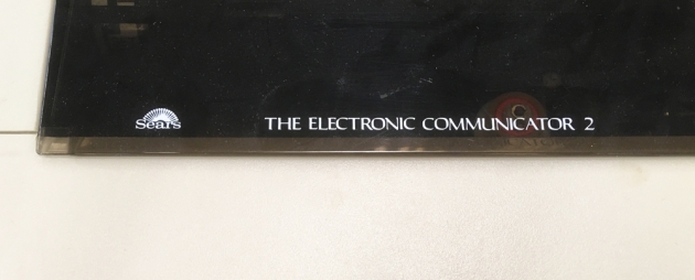 Sears "The Electronic Communicator 2" serial number location...