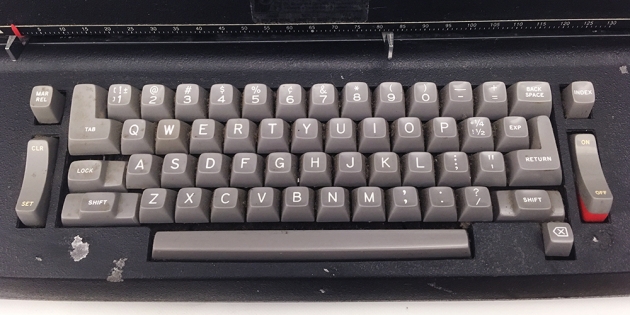 IBM "Selectric II"  from the keyboard...