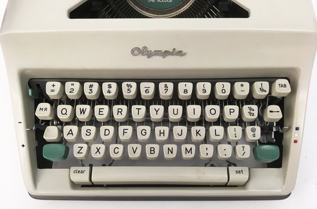 Olympia "SM9" from the keyboard...