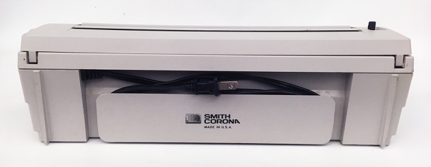 Smith Corona "XL 2500" from the back,,,