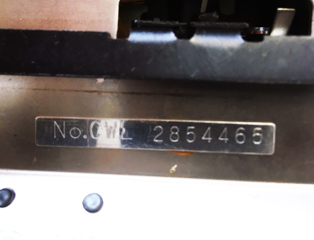 Royal "Medallion II" serial number location...