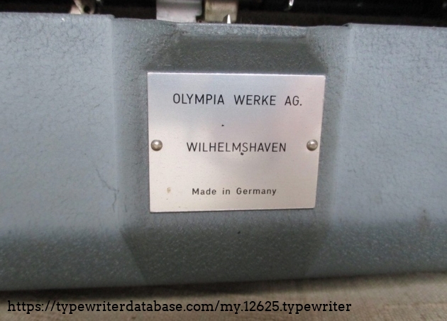 A Wilhelmshaven machine