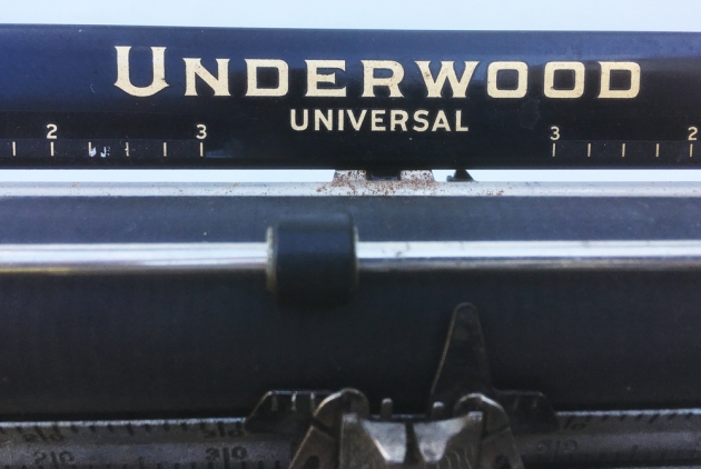 Underwood "Universal" from the logo at the top...