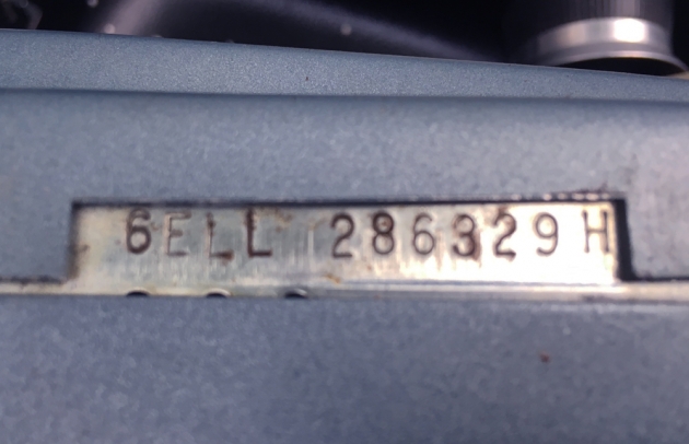 Smith Corona "Electra 120" serial number location...