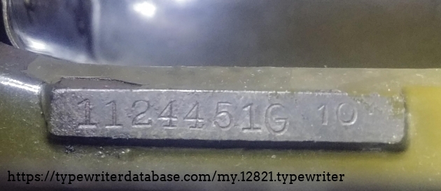 Serial number 1124451G-10