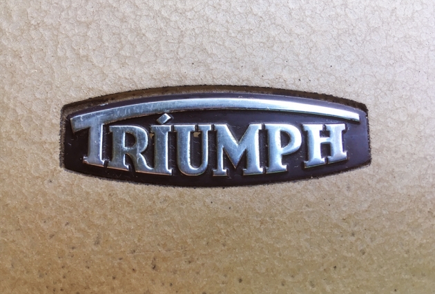 Triumph "Norm" logo on the case/cover...