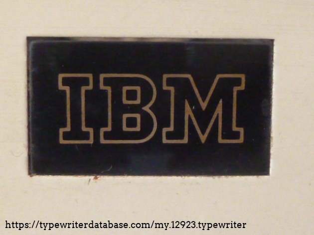 1970 IBM Model D Executive on the Typewriter Database