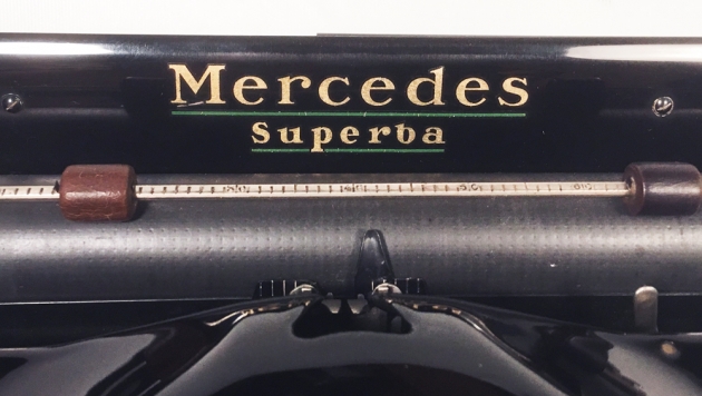 Mercedes "Superba" logo on the top...