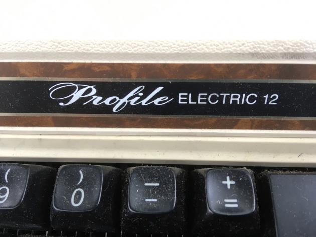 Brother "Profile Electric 12" from  the model logo on the right ...