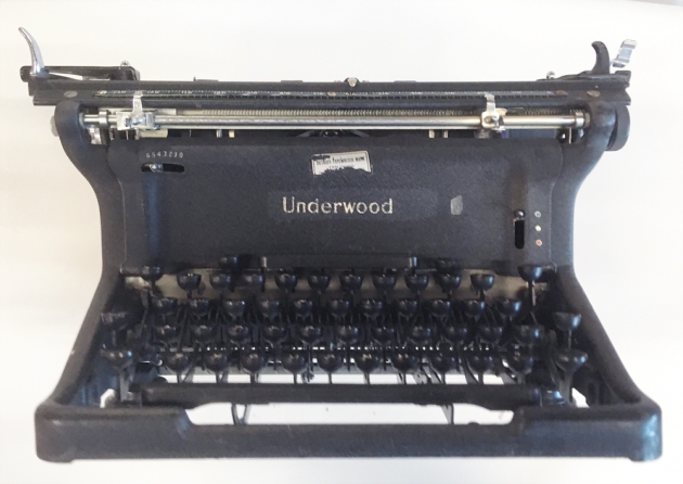Underwood SS from the front...